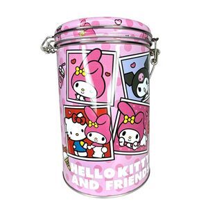 Hello‎ Kitty & Friends Pink Round Canister with Locking Lid
